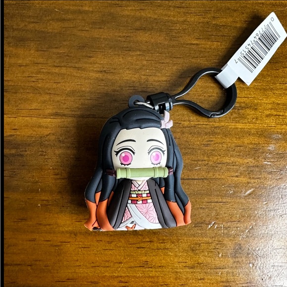 Nezuko Demon Slayer Figural Bag Clip Keychain - Picture 4 of 5